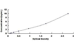 Typical standard curve (NAGA ELISA 试剂盒)