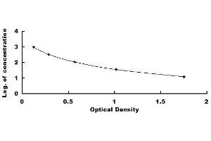 Typical standard curve