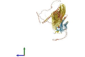 AlphaFold protein structure predicition of Mouse Recombinant Plin4 Protein, UniprotID O88492 (PLIN4 Protein (AA 1-1403) (His tag))