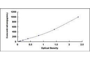 Typical standard curve (HPR ELISA 试剂盒)