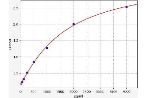 Typical standard curve (TREML1 ELISA 试剂盒)
