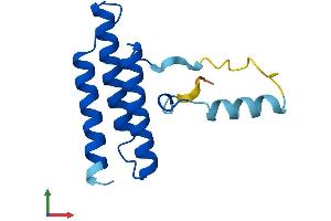 Protein Structure (PS) image for LYR Motif Containing 1 (LYRM1) (AA 1-122) protein (His tag) (ABIN7549139)