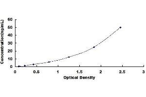 Typical standard curve (CRP ELISA 试剂盒)