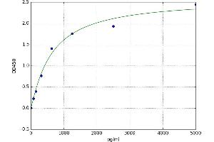 A typical standard curve (LIPF ELISA 试剂盒)