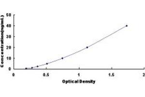 Typical standard curve (THRA ELISA 试剂盒)