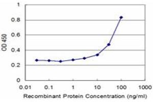 Detection limit for recombinant GST tagged LCK is approximately 3ng/ml as a capture antibody. (LCK 抗体  (AA 1-100))