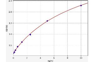 Typical standard curve (ANTXR1 ELISA 试剂盒)
