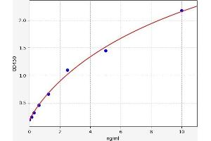 Typical standard curve (FAM115E ELISA 试剂盒)