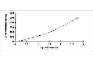 Typical standard curve (CCL20 ELISA 试剂盒)