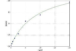 A typical standard curve