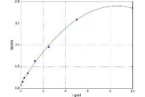 A typical standard curve