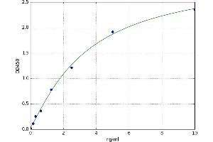 A typical standard curve