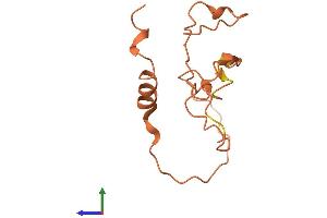 AlphaFold protein structure predicition of Human Recombinant FAM215A Protein, UniprotID Q9Y5M1 (FAM215A Protein (AA 1-114) (His tag))