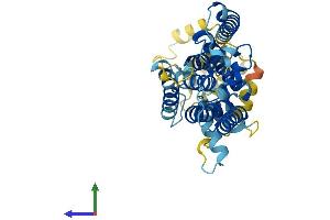 Protein Structure (PS) image for Rhomboid, Veinlet-Like 1 (RHBDL1) (AA 1-373) protein (His tag) (ABIN7559802)