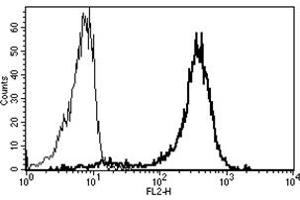 Flow Cytometry (FACS) image for anti-Alanyl (Membrane) Aminopeptidase (ANPEP) antibody (PE) (ABIN1105840) (CD13 抗体  (PE))