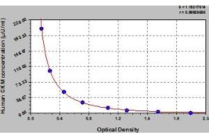 Typical Standard Curve (CKM ELISA 试剂盒)