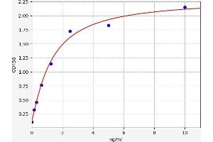 Typical standard curve (PAFAH1B1 ELISA 试剂盒)