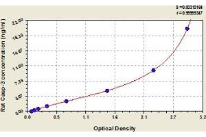 Typical Standard Curve (Caspase 3 ELISA 试剂盒)