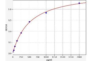 Typical standard curve (WNT7A ELISA 试剂盒)
