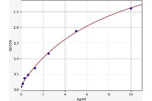 Typical standard curve (BACE1 ELISA 试剂盒)