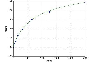 A typical standard curve (Midkine ELISA 试剂盒)