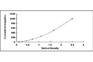 Typical standard curve (FIL1d ELISA 试剂盒)