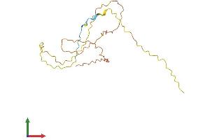 AlphaFold protein structure predicition of Mouse Recombinant Gcsam Protein, UniprotID Q6RFH4 (GCET2 Protein (AA 1-181) (His tag))