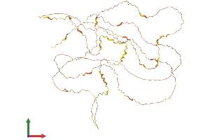 AlphaFold protein structure predicition of Human Recombinant GNAS Protein, UniprotID P84996
