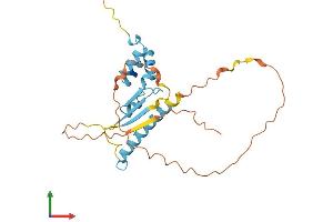 AlphaFold protein structure predicition of Human Recombinant FBXL22 Protein, UniprotID Q6P050