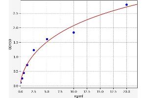 Typical standard curve (TNPO2 ELISA 试剂盒)