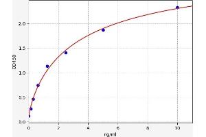 Typical standard curve (SP1 ELISA 试剂盒)