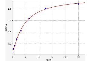 Typical standard curve