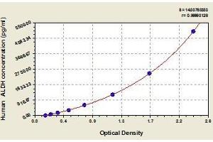 Typical standard curve (ALDH2 ELISA 试剂盒)