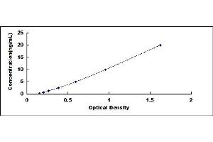 Typical standard curve (LDL ELISA 试剂盒)
