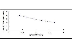 Typical standard curve