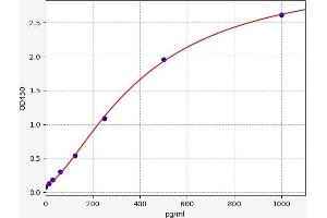 Typical standard curve