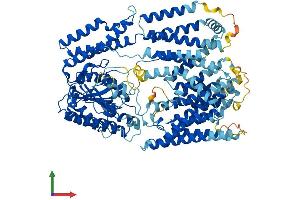 AlphaFold protein structure predicition of Human Recombinant PIGN Protein, UniprotID O95427