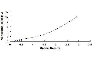Typical standard curve (PLIN1 ELISA 试剂盒)