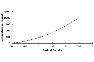 Typical standard curve