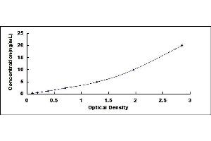 Typical standard curve (C5AR1 ELISA 试剂盒)