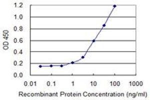 ELISA image for anti-Solute Carrier Family 22 (Organic Anion Transporter), Member 8 (SLC22A8) (AA 256-325) antibody (ABIN522838)