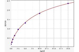 Typical standard curve (TNMD ELISA 试剂盒)