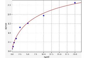 Typical standard curve (TMLHE ELISA 试剂盒)