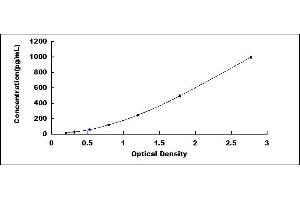Typical standard curve (FGF15 ELISA 试剂盒)