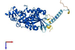 AlphaFold protein structure predicition of Mouse Recombinant Gna15 Protein, UniprotID P30678