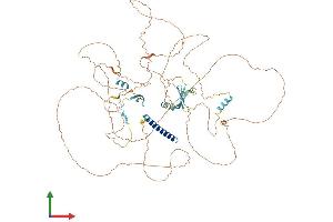 AlphaFold protein structure predicition of Human Recombinant LRIF1 Protein, UniprotID Q5T3J3