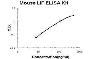 Mouse LIF PicoKine ELISA Kit standard curve
