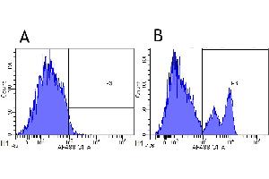 Flow-cytometry using anti-CD40 antibody G28. (Recombinant CD40 抗体)