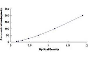 Typical standard curve (PCSK1 ELISA 试剂盒)