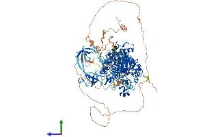 AlphaFold protein structure predicition of Human Recombinant KDM4C Protein, UniprotID Q9H3R0